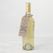 Nog één ding - Grappig bruidsmeisje voorstel Flessenhanger (Schuin)