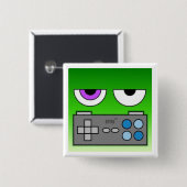 Nog één Go-badge Vierkante Button 5,1 Cm (Voorkant /achterkant)