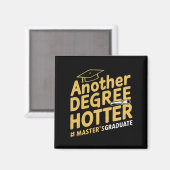 Nog een graad heter afstuderen met een masterdiplo magneet (Voorkant / Achterkant)