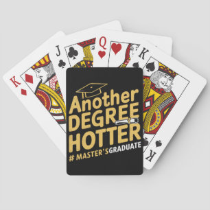 Nog een graad heter afstuderen met een masterdiplo pokerkaarten