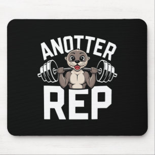 Nog een herhaling - Grappige Otter Fitness voor Bo Muismat