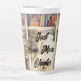 Nog een hoofdstuk boek liefhebber latte mok