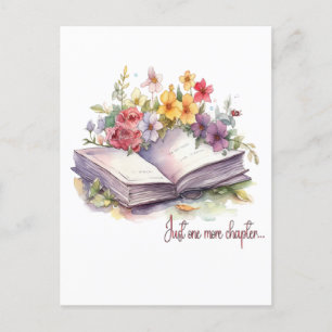 Nog één hoofdstuk - Boekenliefhebber Briefkaart