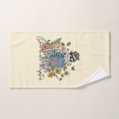 Nog een hoofdstuk Floral Skeleton Bad Handdoek (Handdoek)