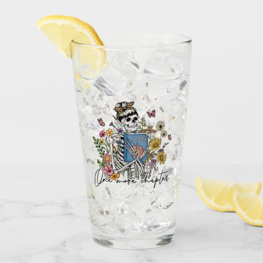 Nog een hoofdstuk Floral Skeleton Glas (Voorkant ijs)