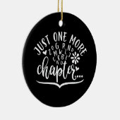 Nog één hoofdstuk. Grappig leesontwerp Keramisch Ornament (Rechts)