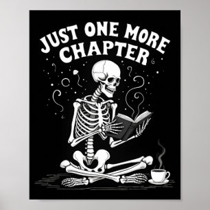 Nog één hoofdstuk Literaire stijl Halloween Grappi Poster