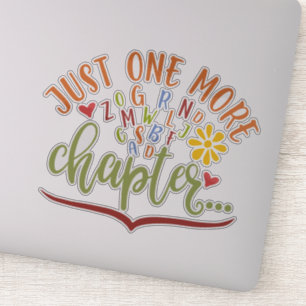 Nog één hoofdstuk. Ontwerp lezen voor studenten Sticker