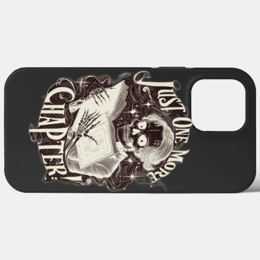 Nog een hoofdstuk Skeleton Reader grappig Case-Mate iPhone Case (Achterkant (horizontaal))