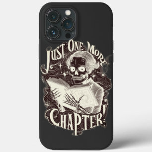 Nog een hoofdstuk Skeleton Reader grappig iPhone 13 Pro Max Hoesje