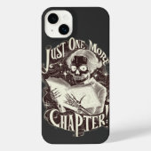Nog een hoofdstuk Skeleton Reader grappig iPhone Hoesje (Achterkant)