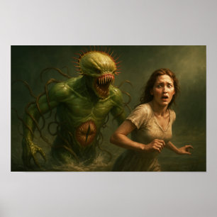 Nog een jonkvrouw in nood poster