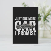 Nog één kat dat ik beloof: grappig automatisch mec bedankkaart (Staand voorkant)