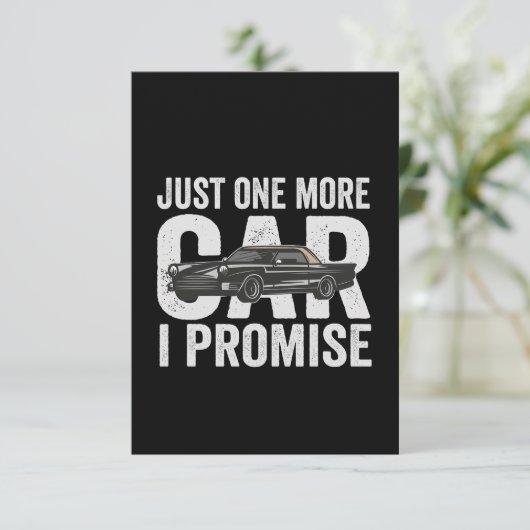 Nog één kat dat ik beloof: grappig automatisch mec bedankkaart (Staand voorkant)