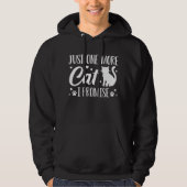Nog een kat dat ik beloof hoodie (Voorkant)