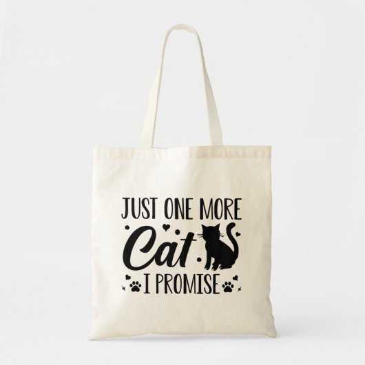 Nog een kat dat ik beloof tote bag (Voorkant)