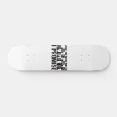 Nog één keer dat ik Funny Chess Lover beloof Skateboard (Horizontaal)