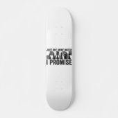 Nog één keer dat ik Funny Chess Lover beloof Skateboard (Voorkant)