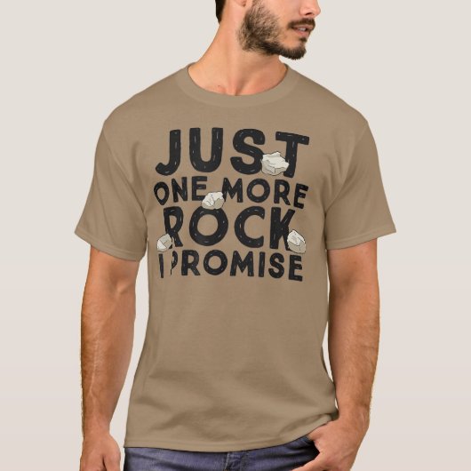 Nog één keer dat ik Funny Geoloog beloof T-shirt (Voorkant)