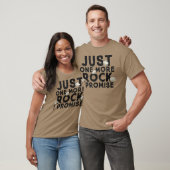 Nog één keer dat ik Funny Geoloog beloof T-shirt (Unisex)