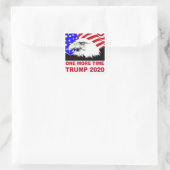 Nog één keer Trump 2020-Sticker Vierkante Sticker (Tas)