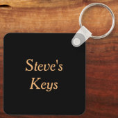 Nog een oliedag in het Paradijs. Sleutelhanger (Achterkant)