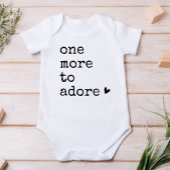 Nog één om van te houden Zwangerschapsaankondiging Romper