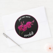 Nog één orchidee, Orchidee-liefhebber Ronde Sticker (Envelop)