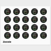 Nog een reptiel dat ik herpetologen beloof ronde sticker (Vel)