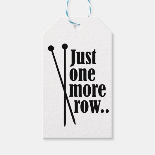 Nog één rij - cadeaulabel (Voorkant)
