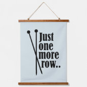 Nog één rij - hangend wandkleed (Voorkant)