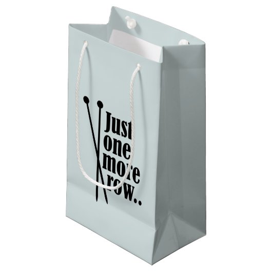 Nog één rij - klein cadeauzakje (Voorkant Gekanteld)