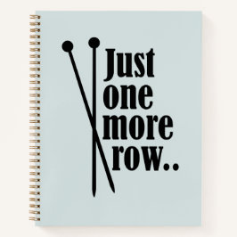 Nog één rij - notitieboek
