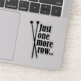 Nog één rijtje - vinyl sticker