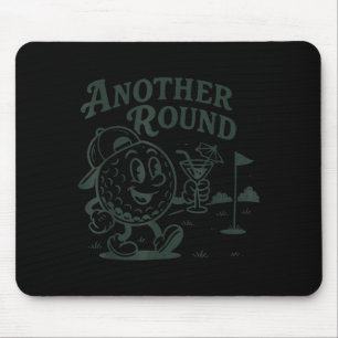 Nog een ronde golf golfer golf liefhebber Srts man Muismat