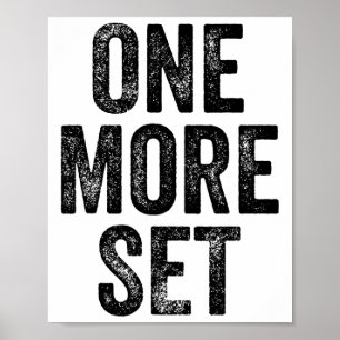 Nog een set Gym Gewichtheffer Bodybuilder Poster