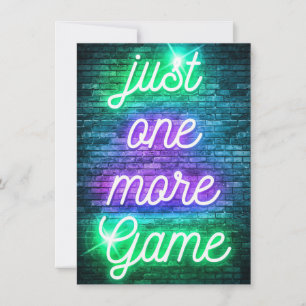 Nog één spelletje spelen kaart