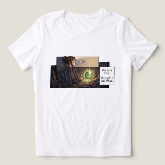 Nog één stap het licht is net voor Manga Cave Tri-Blend Shirt