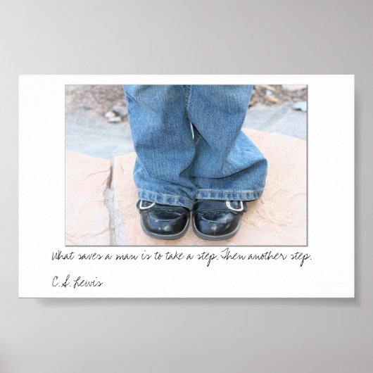 Nog een stap poster (Voorkant)