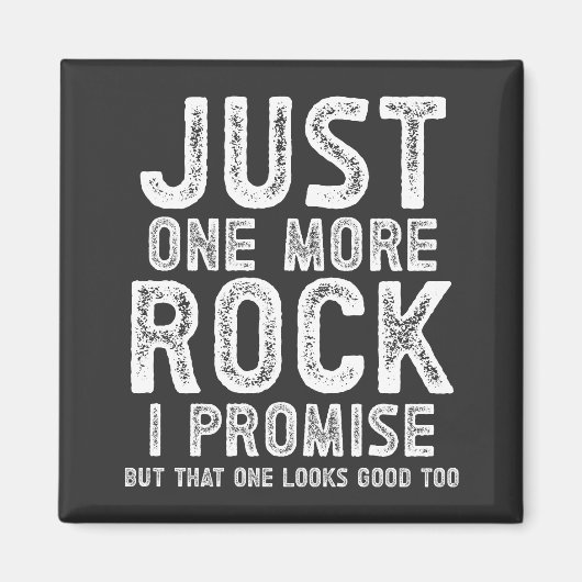 Nog één steen die ik geoloog beloof magneet (Voorkant)