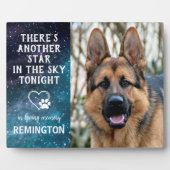 Nog een ster aan de hemel - Aangepaste herdenking  Fotoplaat (Voorkant)