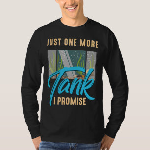 Nog één tank, ik beloof dat vissen het aquarium in t-shirt