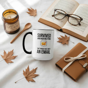 Nog een vergadering overleefd die eigenlijk een e- mok