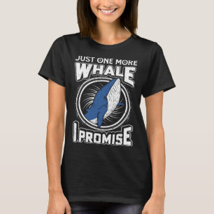 Nog één walvis, ik beloof het, walvisspotten met w t-shirt