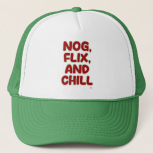 Nog Flix en Chillen Leuke Kerst Wens Motto Trucker Pet