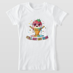 Nog Heet Hier Kawaii Ijs T-shirt