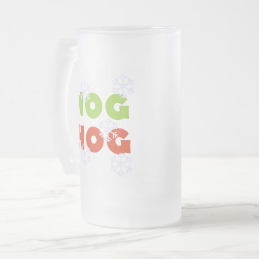 Nog Hog Matglas Bierpul (Voorkant links)