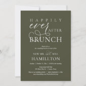 Nog lang en gelukkig na de bruiloft van Brunch Pos Kaart (Voorkant)