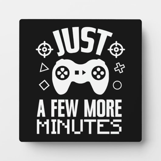 Nog maar een paar minuten, grappige games, Gamer P Fotoplaat (Voorkant)
