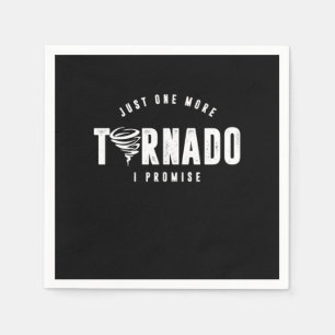Nog maar één Tornado Storm Chaser Hurricane Gift Servet